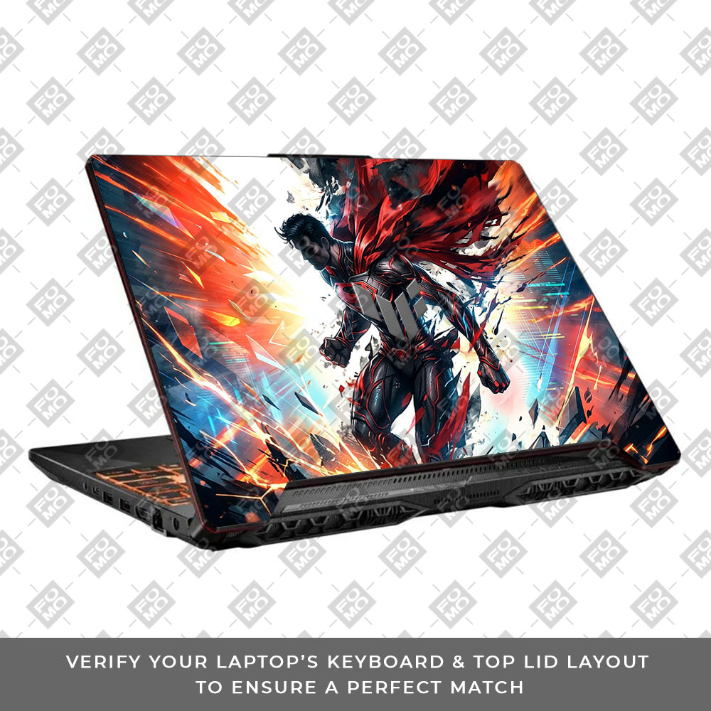 Superman Ascension Asus TUF F15 FX506 & A15 FA506 Laptop Skin
