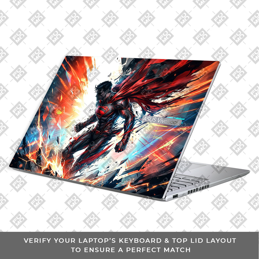 Superman Ascension Asus Vivobook 16X M1603QA Laptop Skin
