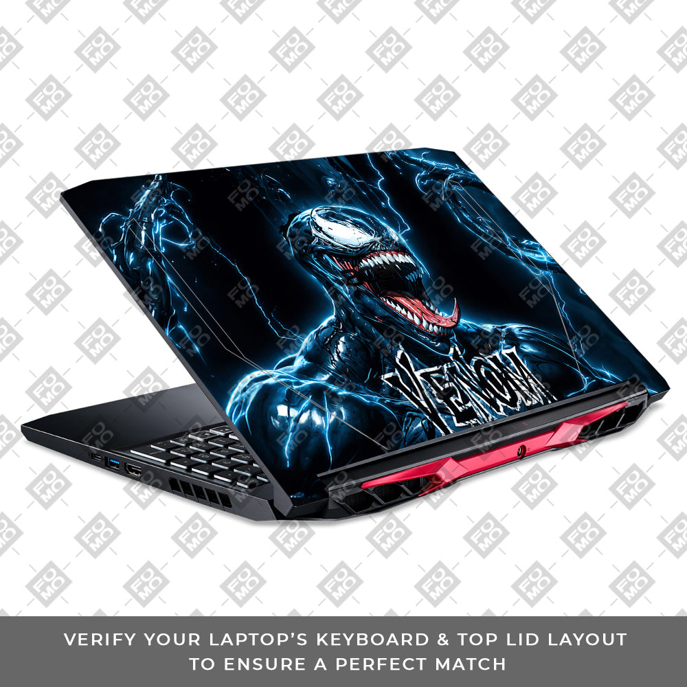Venom Unchained Acer Nitro 5 AN515 44, 56 Laptop Skin
