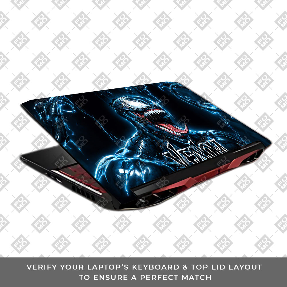 Venom Unchained Acer Nitro 5 AN515 45, 55, 57 Laptop Skin