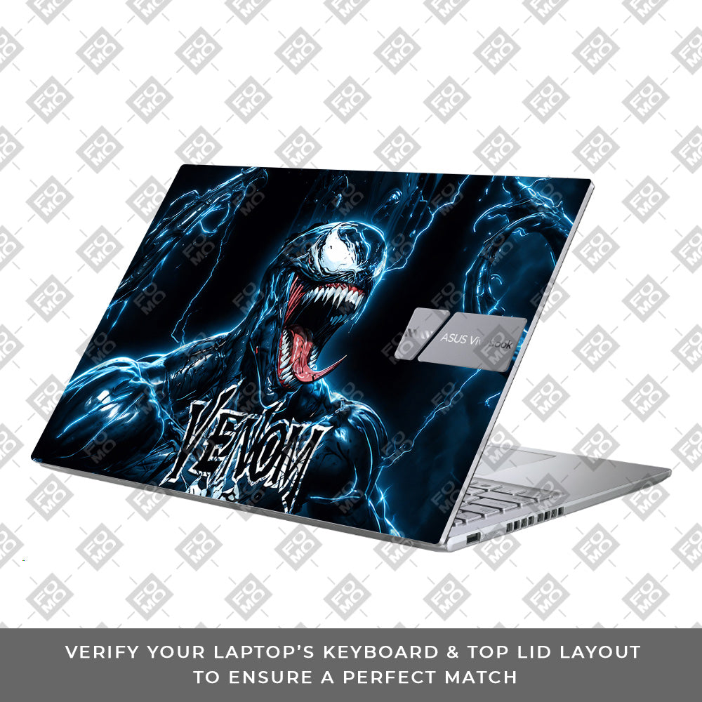 Venom Unchained Asus Vivobook X1605ZA Laptop Skin
