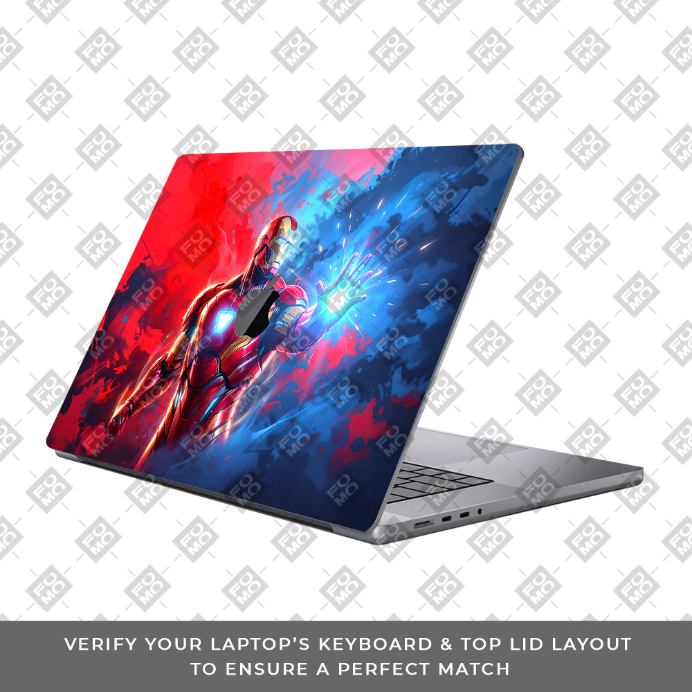 Iron Man Arc Reactor Power MacBook Neo Laptop Skin
