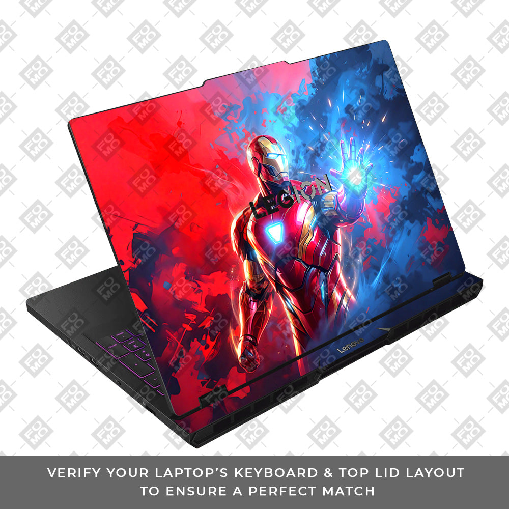 Iron Man Arc Reactor Power Lenovo Legion Pro 5 16AFR10 Laptop Skin