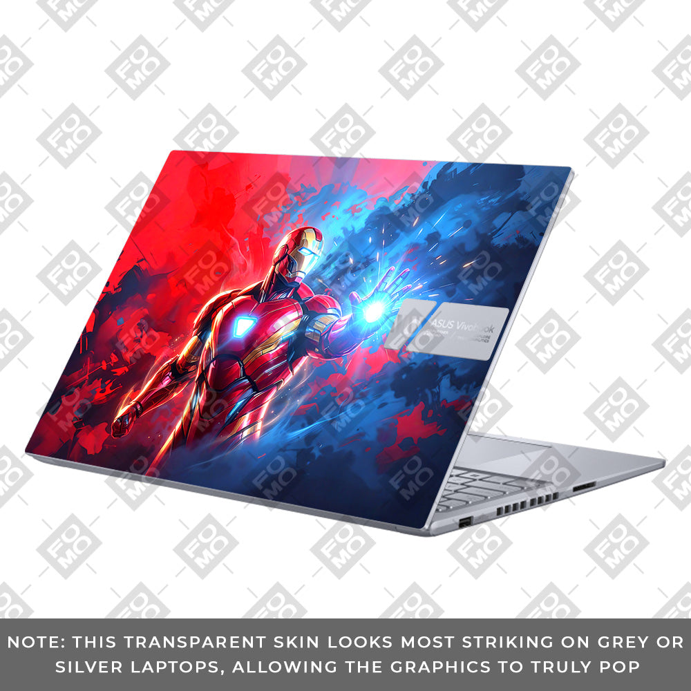 Iron Man Arc Reactor Power Asus VivoBook 16X K3605 Laptop Skin