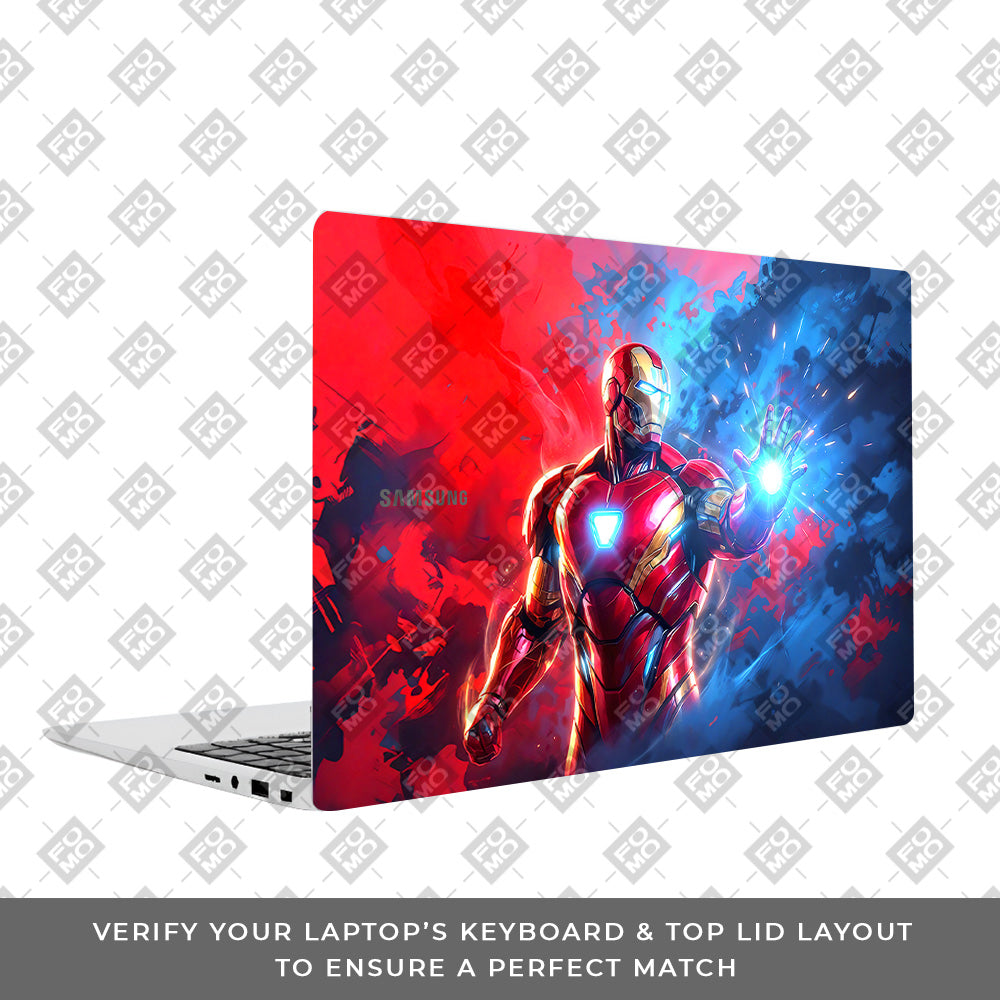 Iron Man Arc Reactor Power Samsung Galaxy Book 4 15.6 Laptop Skin