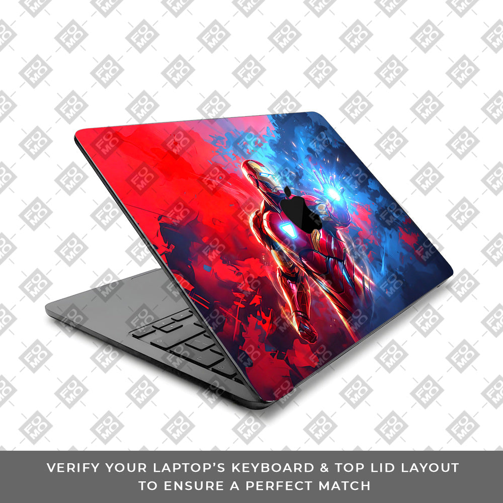 Iron Man Arc Reactor Power MacBook Air 15 M2 2023 Laptop Skin