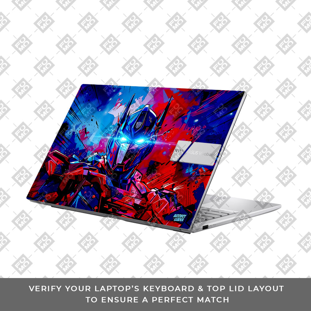 Optimus Prime Transformer Asus Vivobook 15 X1504ZA Laptop Skin