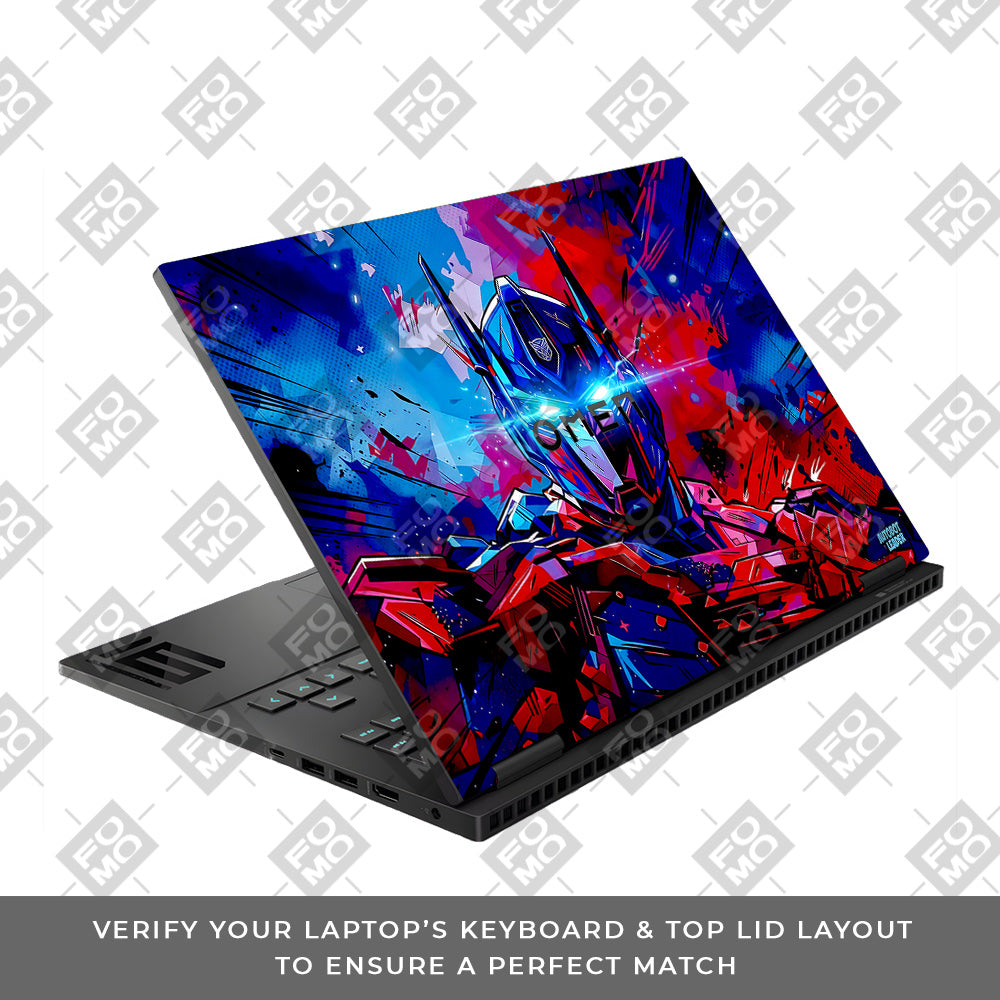 Optimus Prime Transformer HP Omen Gaming 16 Laptop Skin