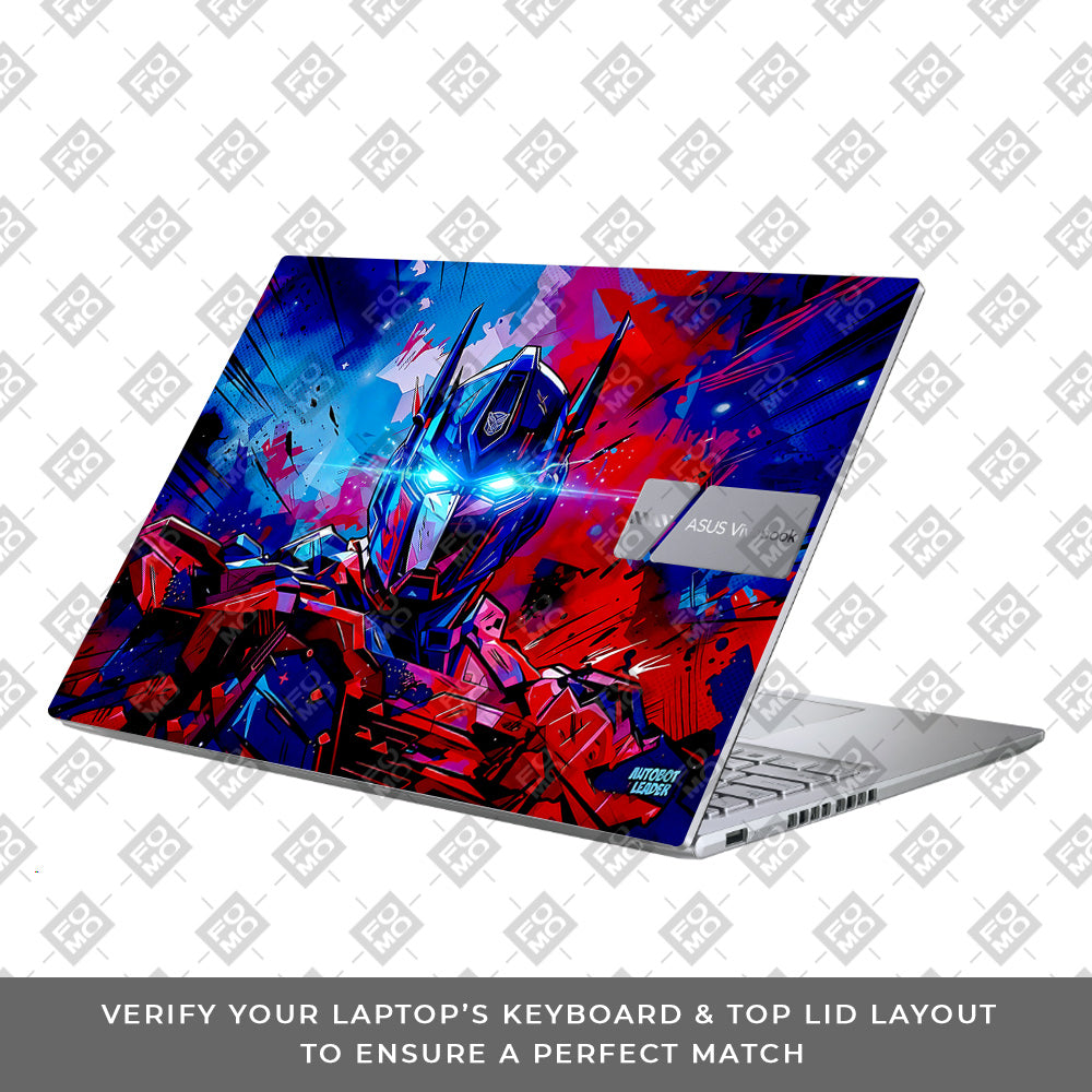 Optimus Prime Transformer Asus Vivobook 16 X1605V Laptop Skin