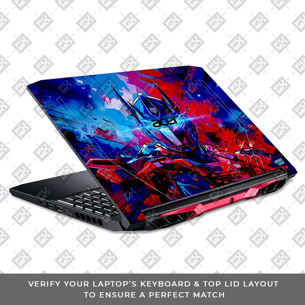 Optimus Prime Transformer Acer Nitro 5 AN515 44, 56 Laptop Skin