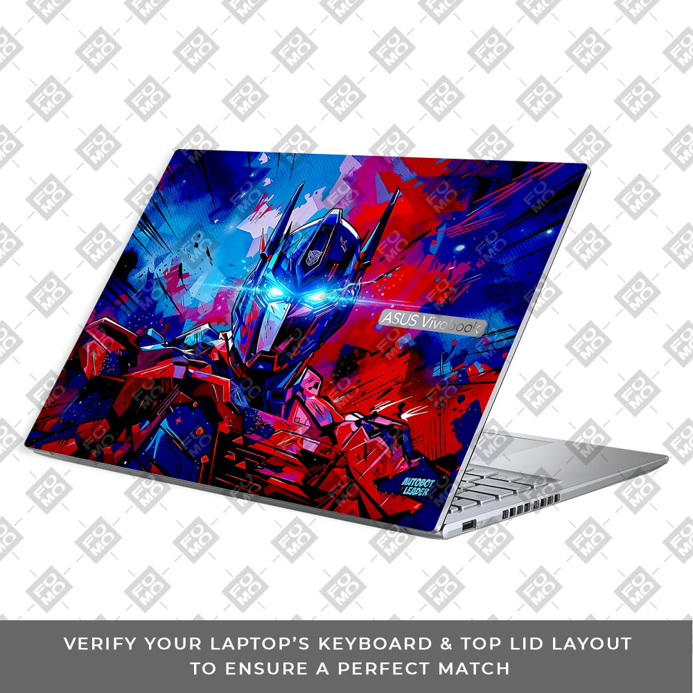 Optimus Prime Transformer Asus Vivobook 16X M1603QA Laptop Skin