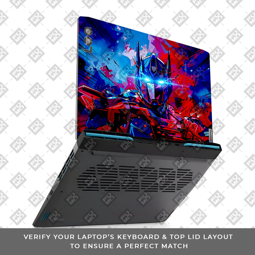 Optimus Prime Transformer Lenovo LOQ 2023 15IRH8, 15APH8 Laptop Skin