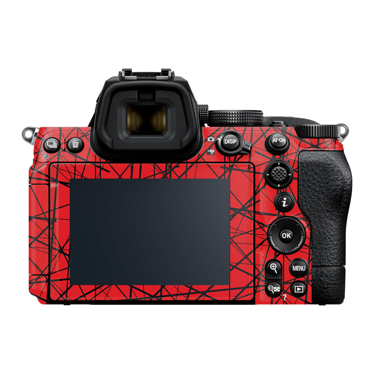 Textured Red Chaos Line Nikon Z5 II Camera Skin