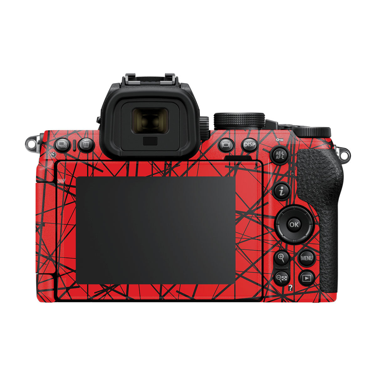 Textured Red Chaos Line Nikon Z50 II Camera Skin