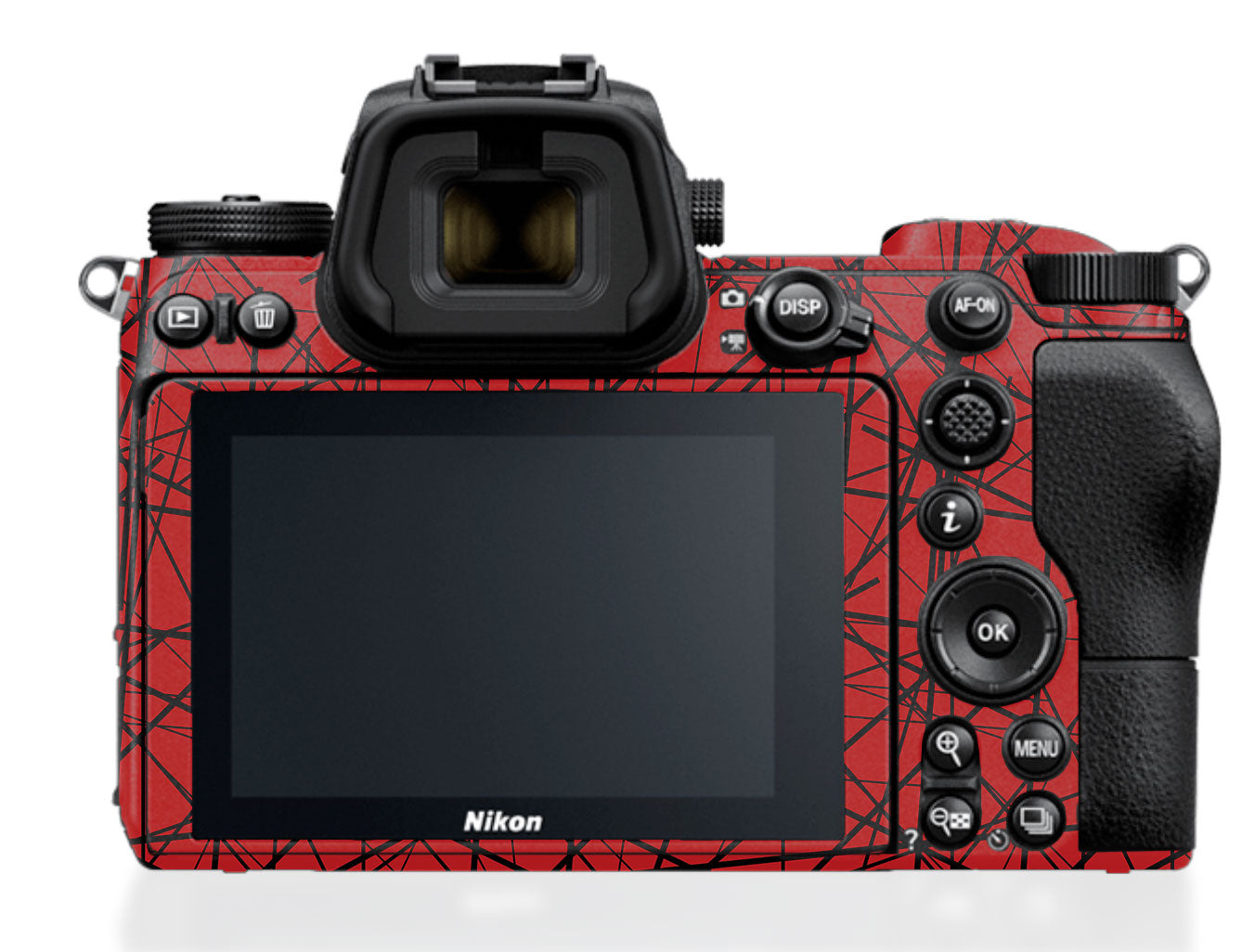 Textured Red Chaos Line Nikon Z6 III Camera Skin