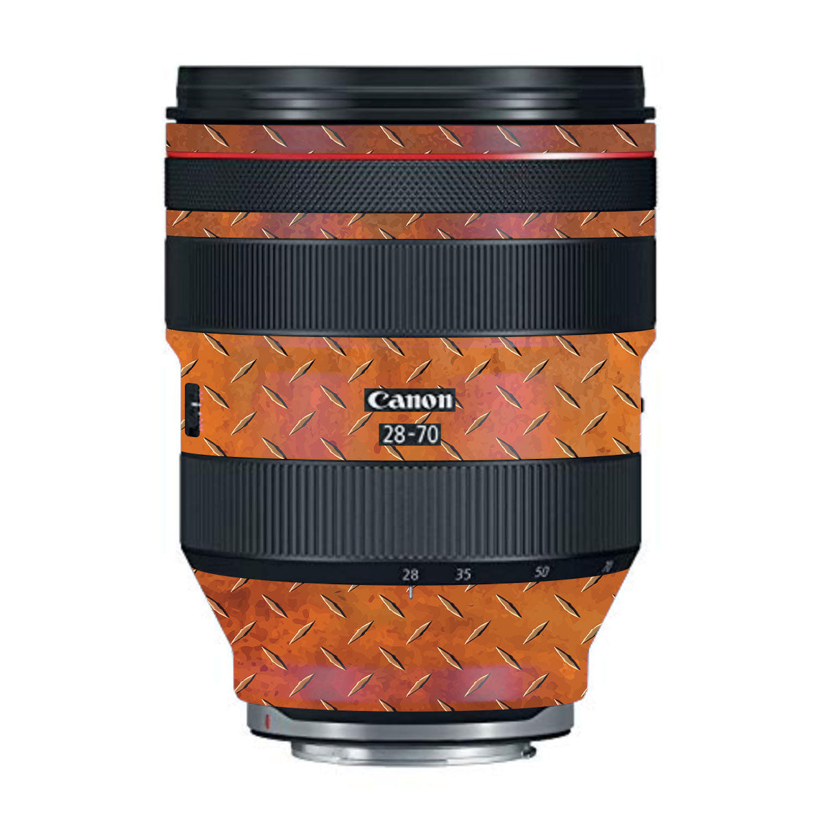 Textured Rust Forge Canon RF 28-70mm F/2L USM Camera Lens Skin