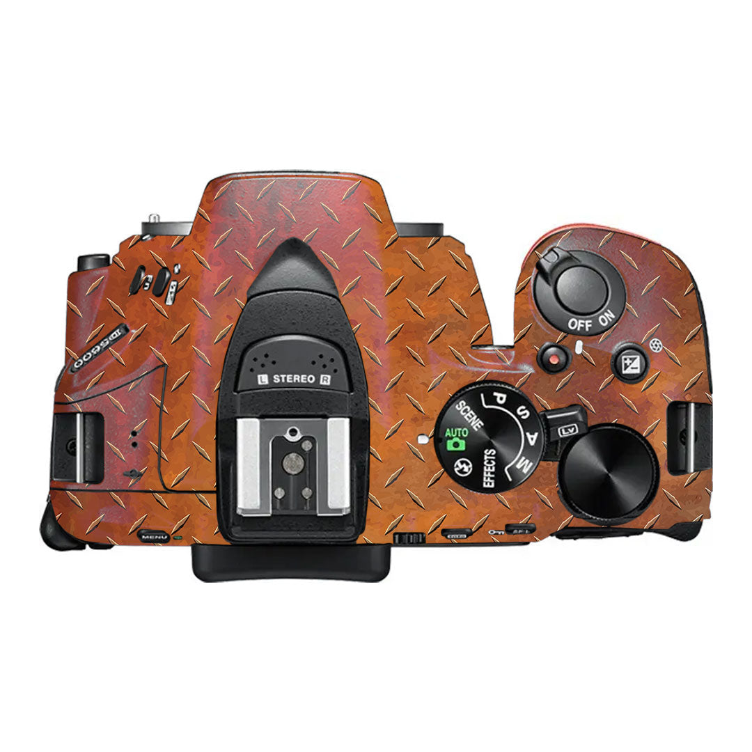 Textured Rust Forge Nikon D5600 Camera Skin