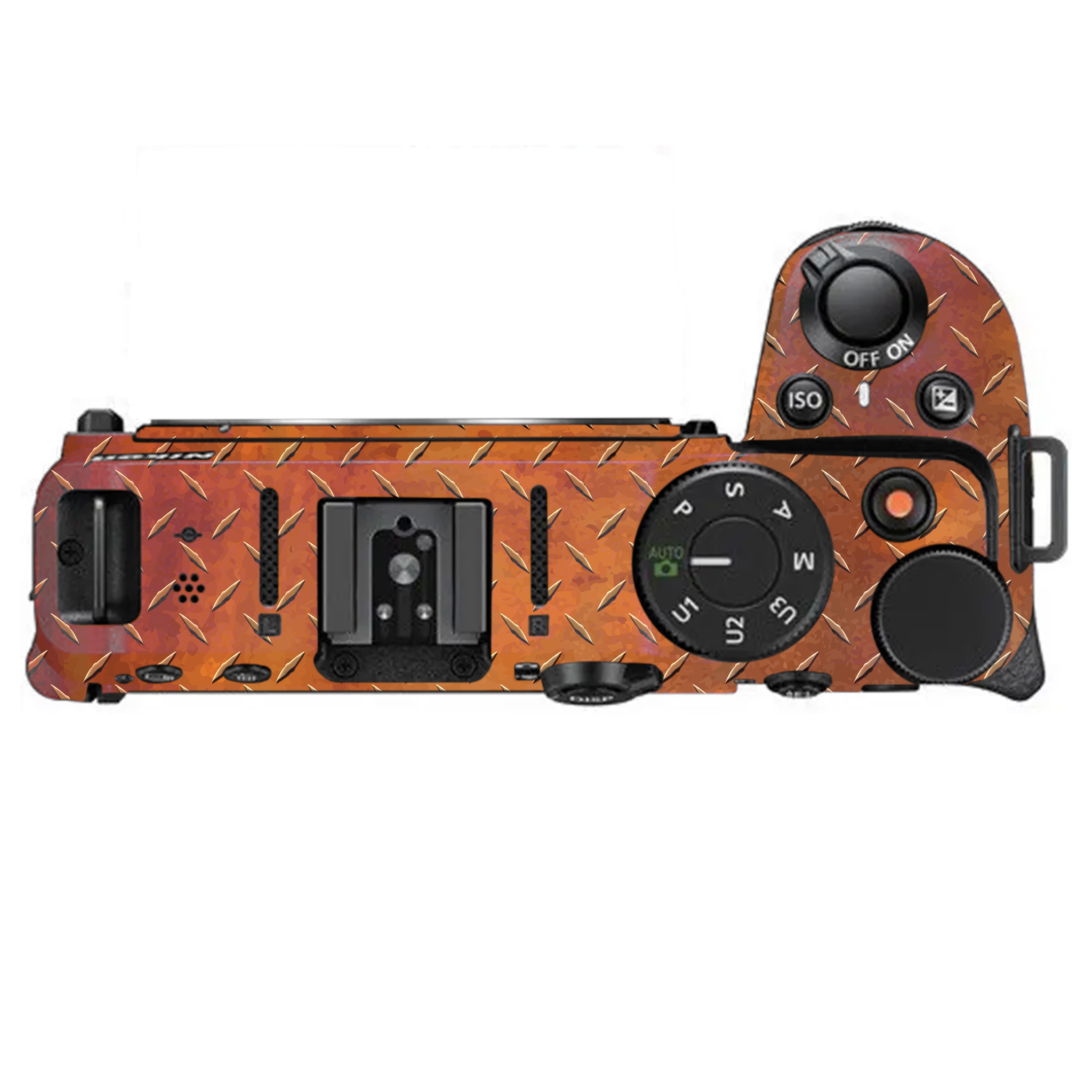 Textured Rust Forge Nikon Z30 Camera Skin