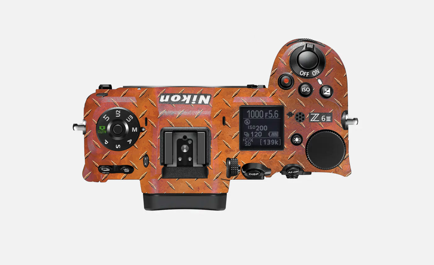 Textured Rust Forge Nikon Z6 III Camera Skin