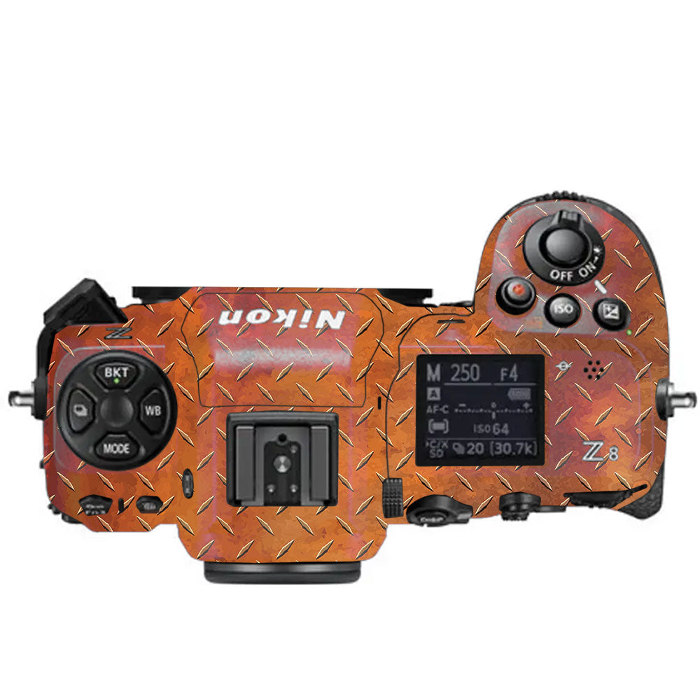 Textured Rust Forge Nikon Z8 Camera Skin