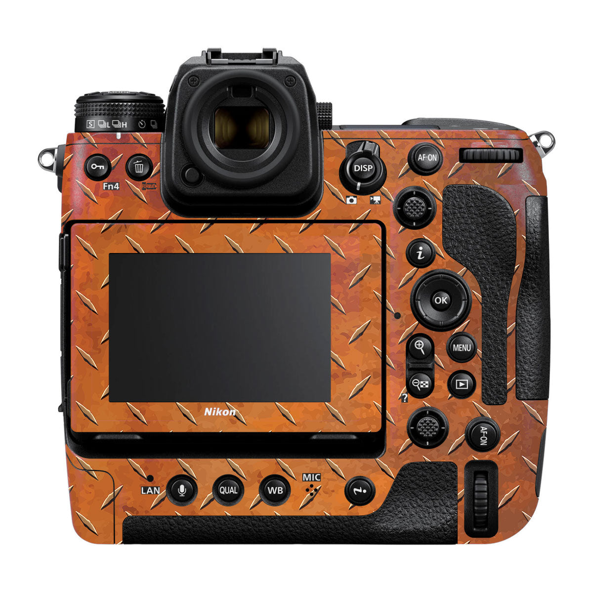 Textured Rust Forge Nikon Z9 Camera Skin