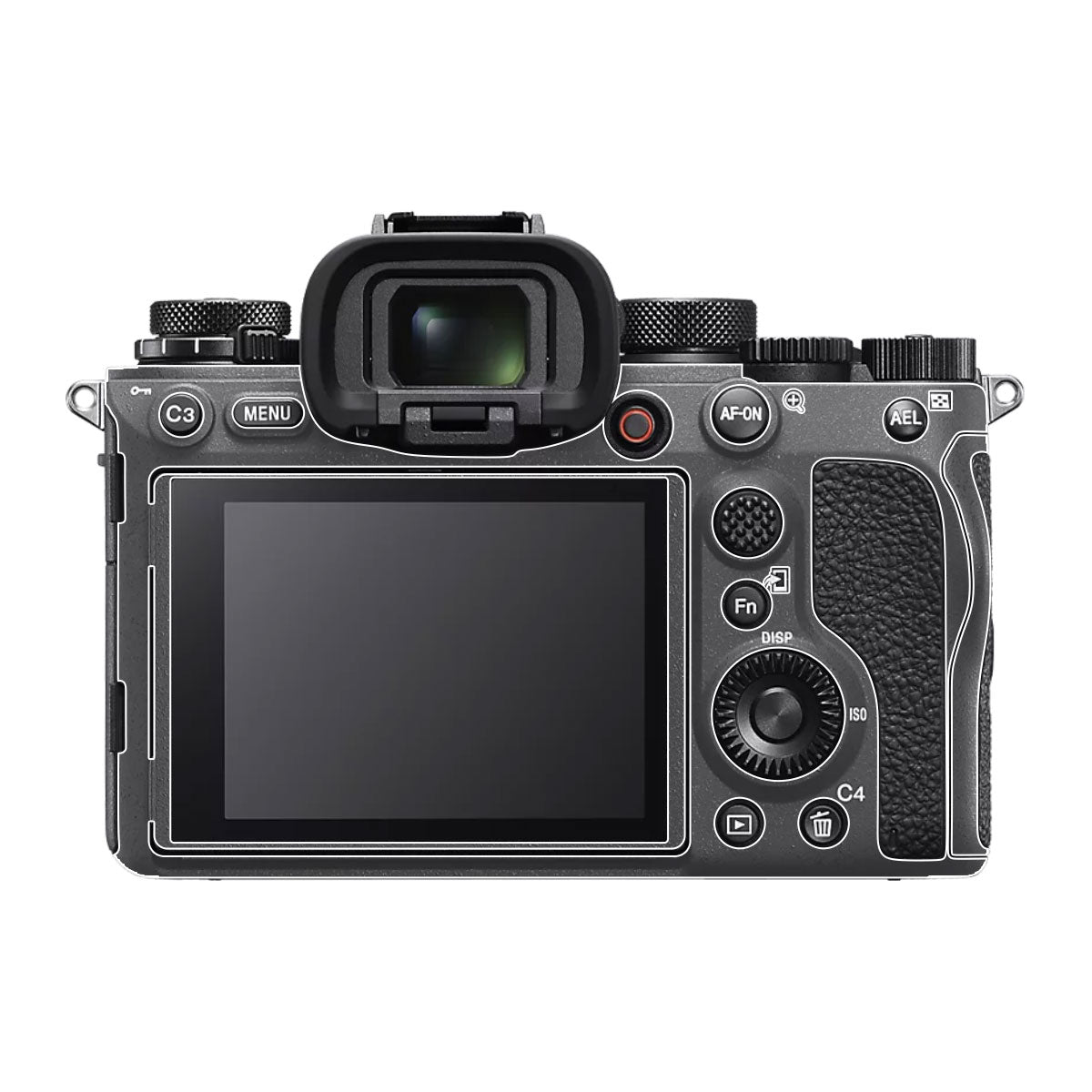 Transparent Sony A1 Camera Skin