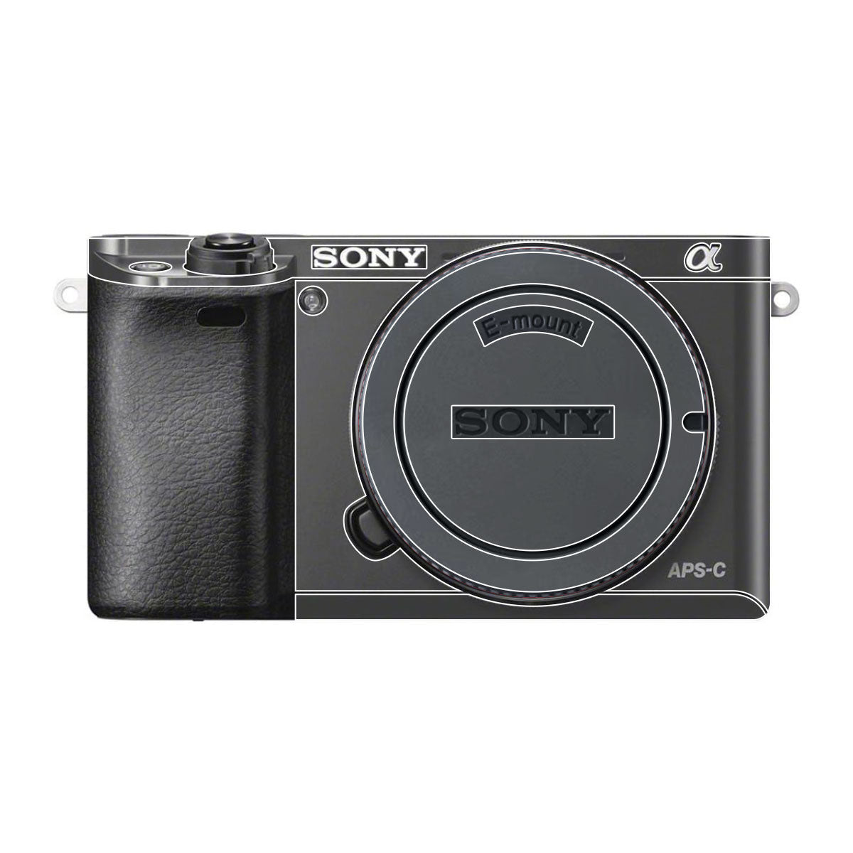 Transparent Sony A6000 Camera Skin