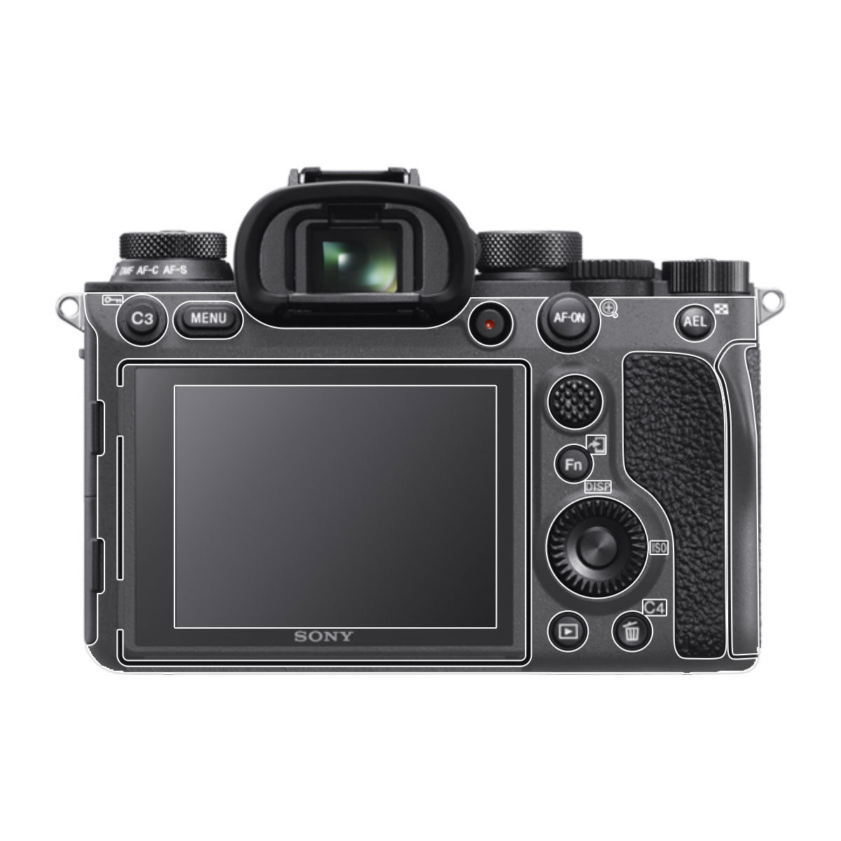 Transparent Sony A9 Camera Skin