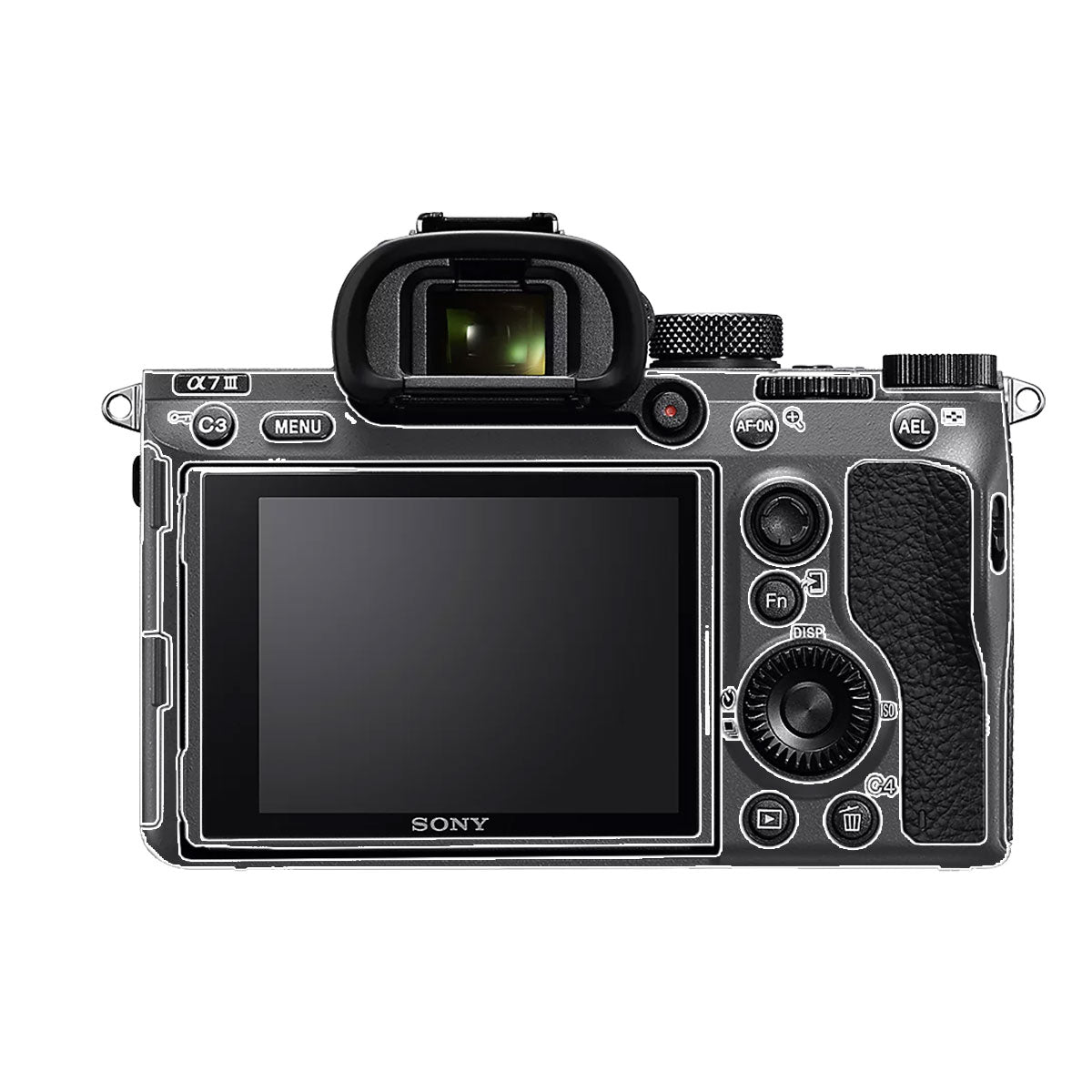 Transparent Sony A7MIII Camera Skin