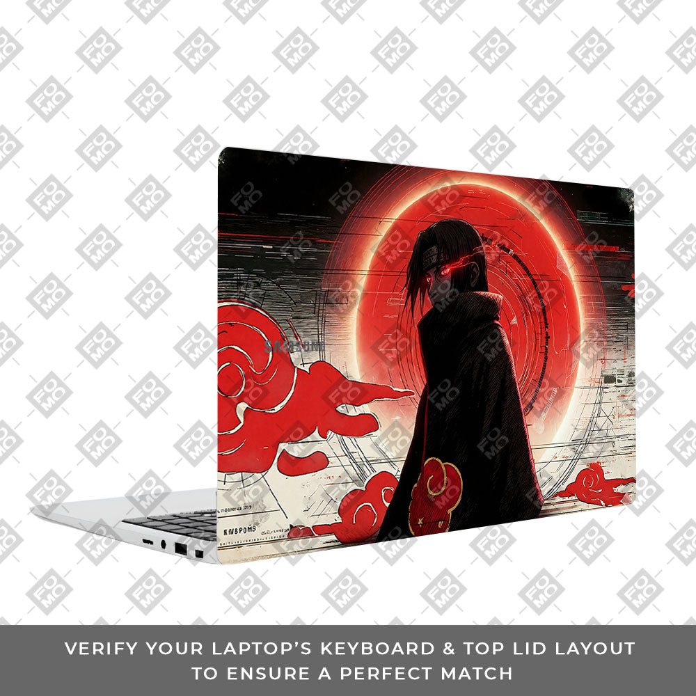 Itachi Uchiha Mark of the Akatsuki Samsung Galaxy Book 4 15.6 3D Laptop Skin