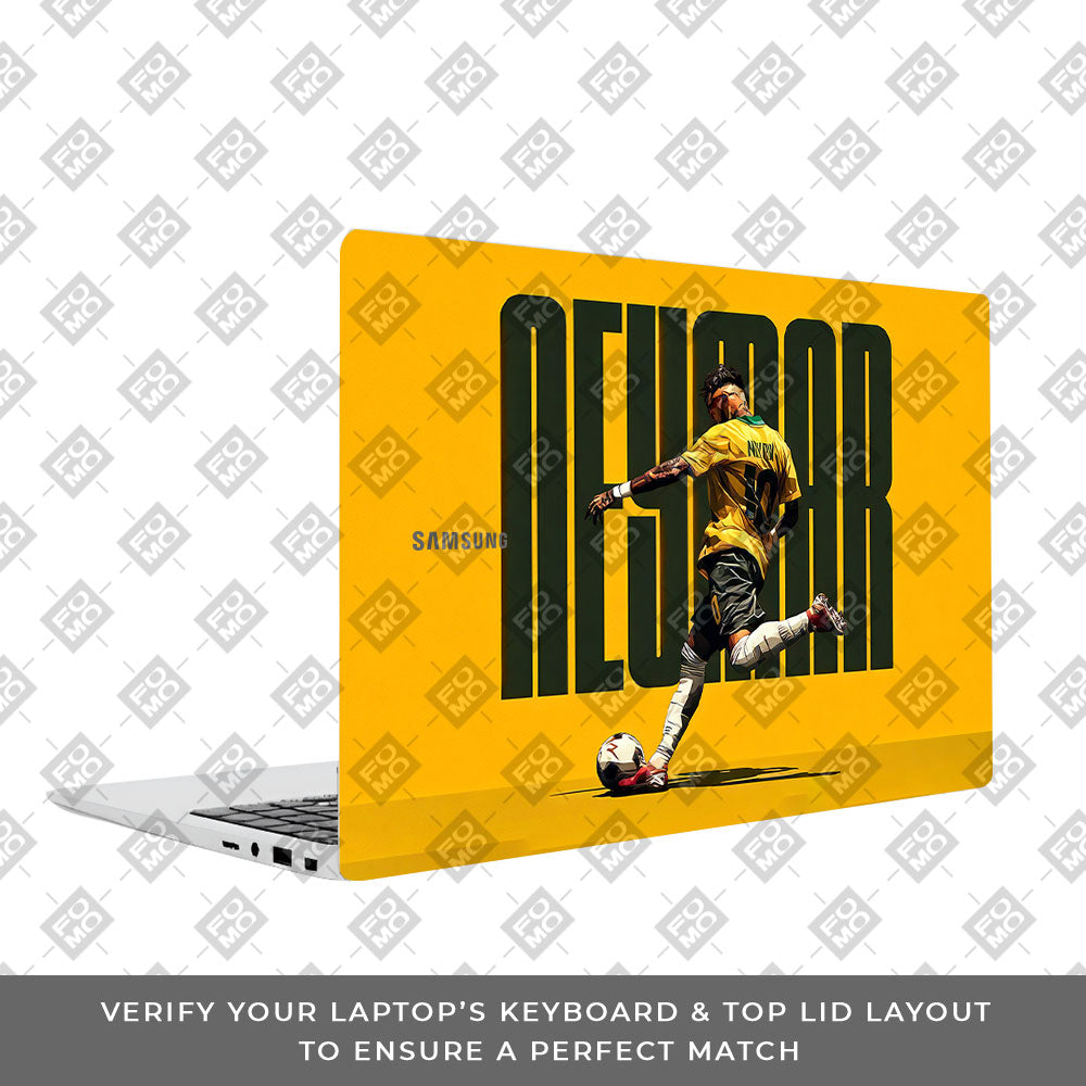 Neymar Brazil Drip Samsung Galaxy Book 4 15.6 3D Laptop Skin