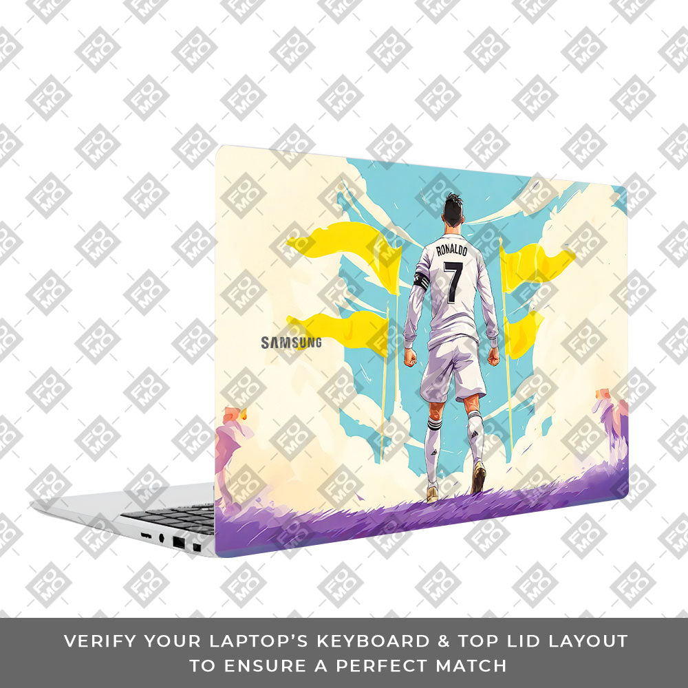 Ronaldo Final Boss Samsung Galaxy Book 4 15.6 3D Laptop Skin