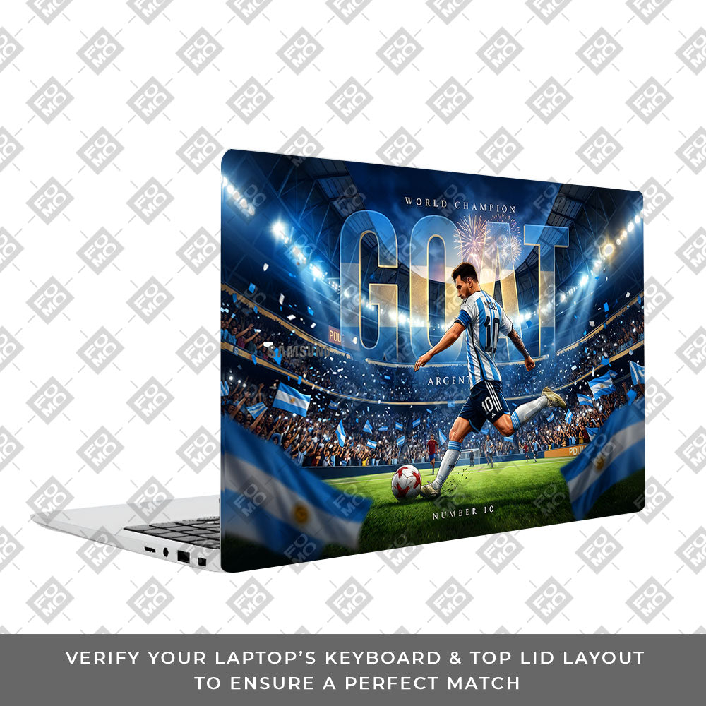 Messi World Champ Energy Samsung Galaxy Book 4 15.6 3D Laptop Skin