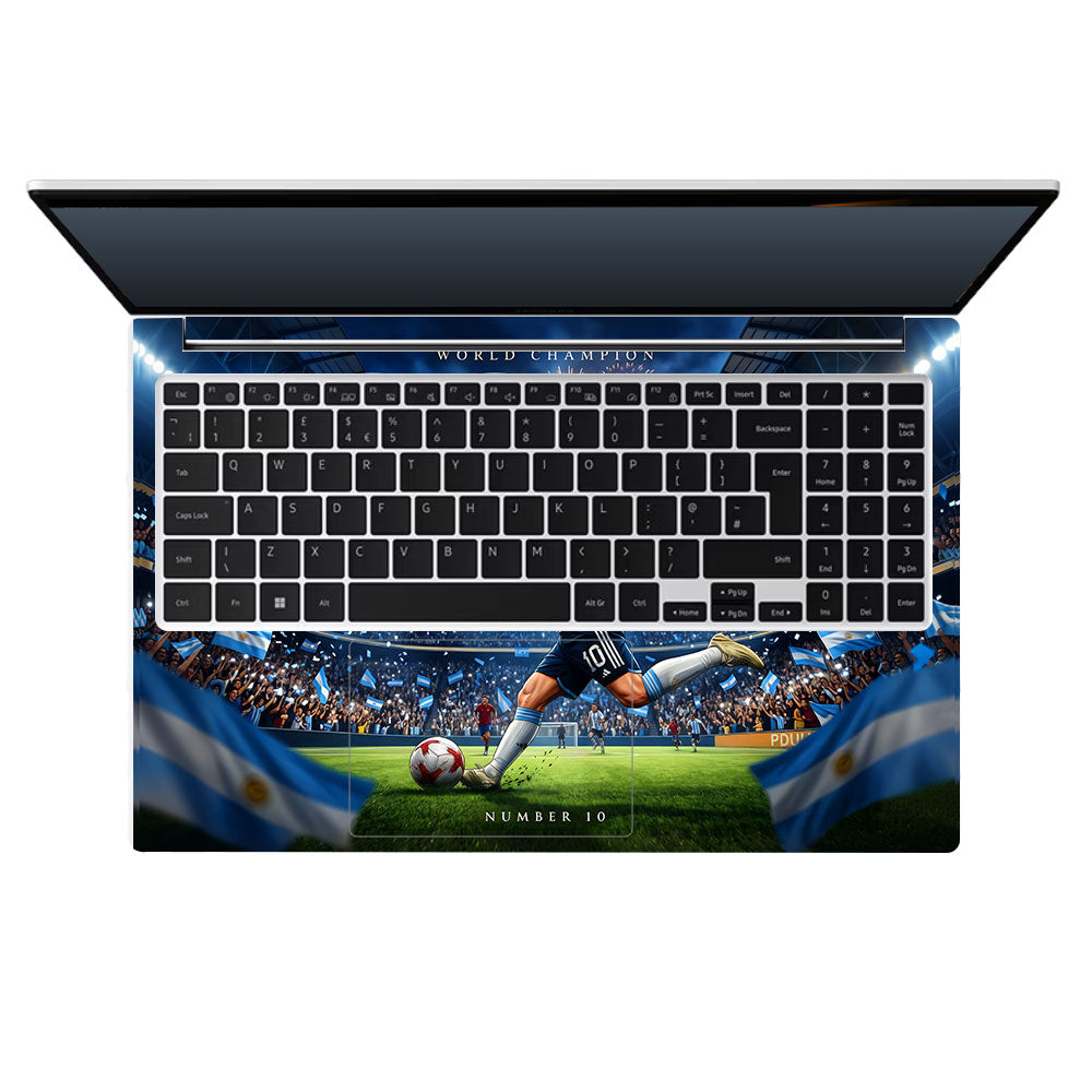 Messi World Champ Energy Samsung Galaxy Book 4 15.6 3D Laptop Skin
