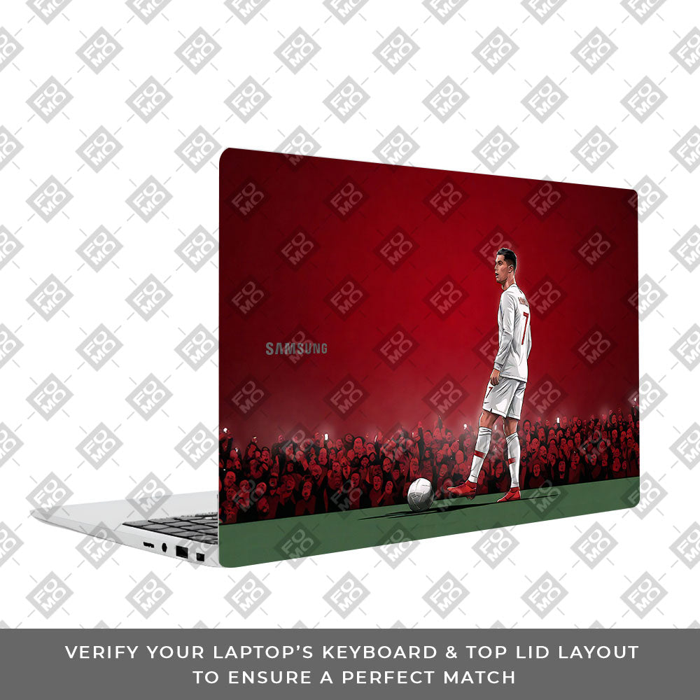 Ronaldo Cold Mode Samsung Galaxy Book 4 15.6 3D Laptop Skin
