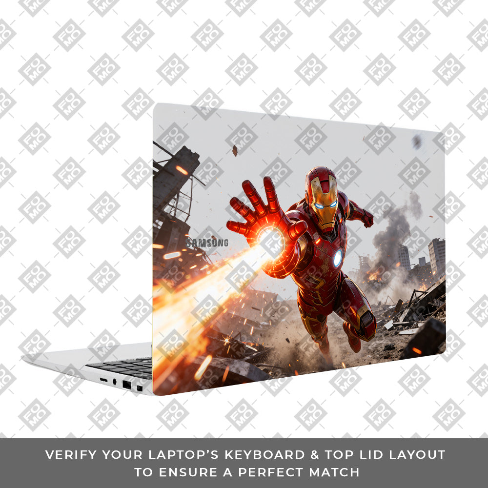 Transparent Iron Fist Samsung Galaxy Book 4 15.6 Laptop Skin