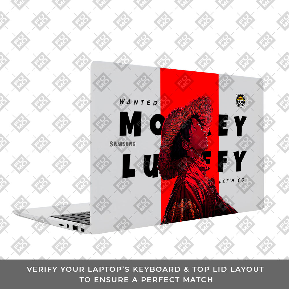 Transparent Pirate King Samsung Galaxy Book 4 15.6 Laptop Skin