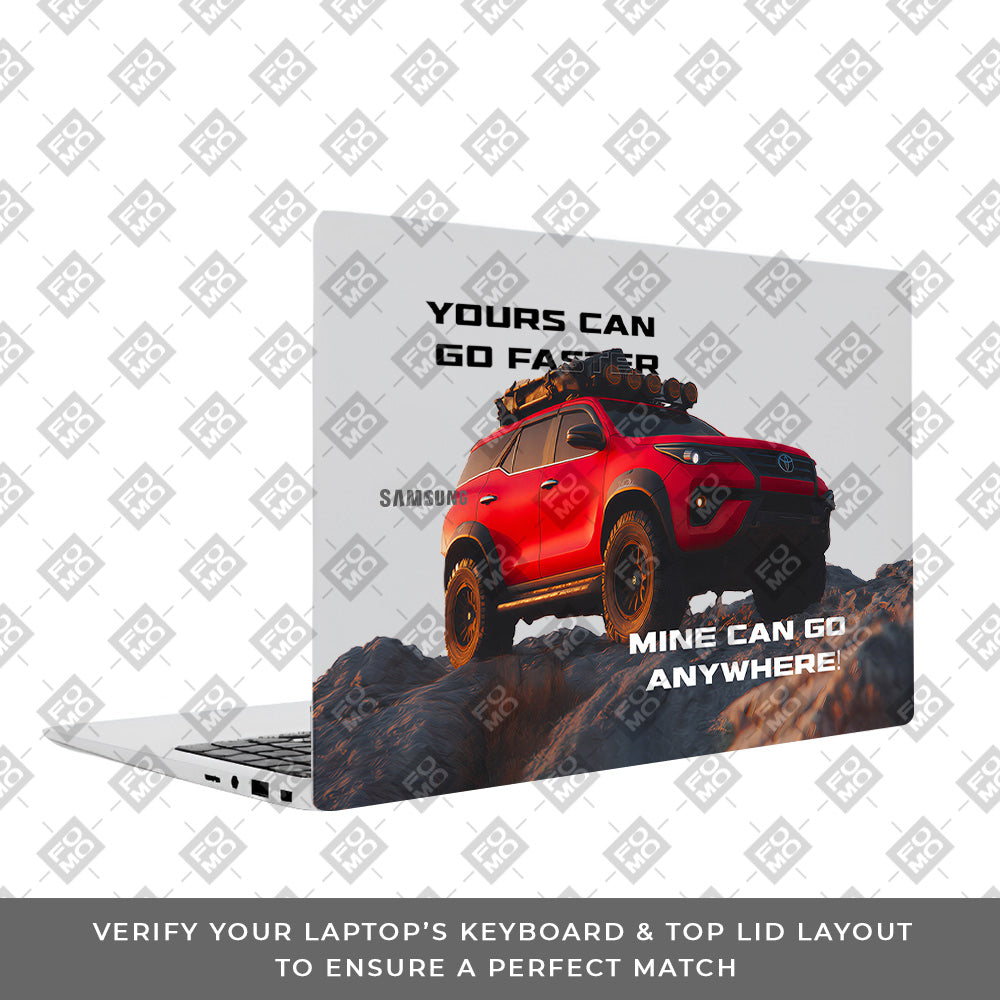 Transparent Off-Road Beast Samsung Galaxy Book 4 15.6 Laptop Skin