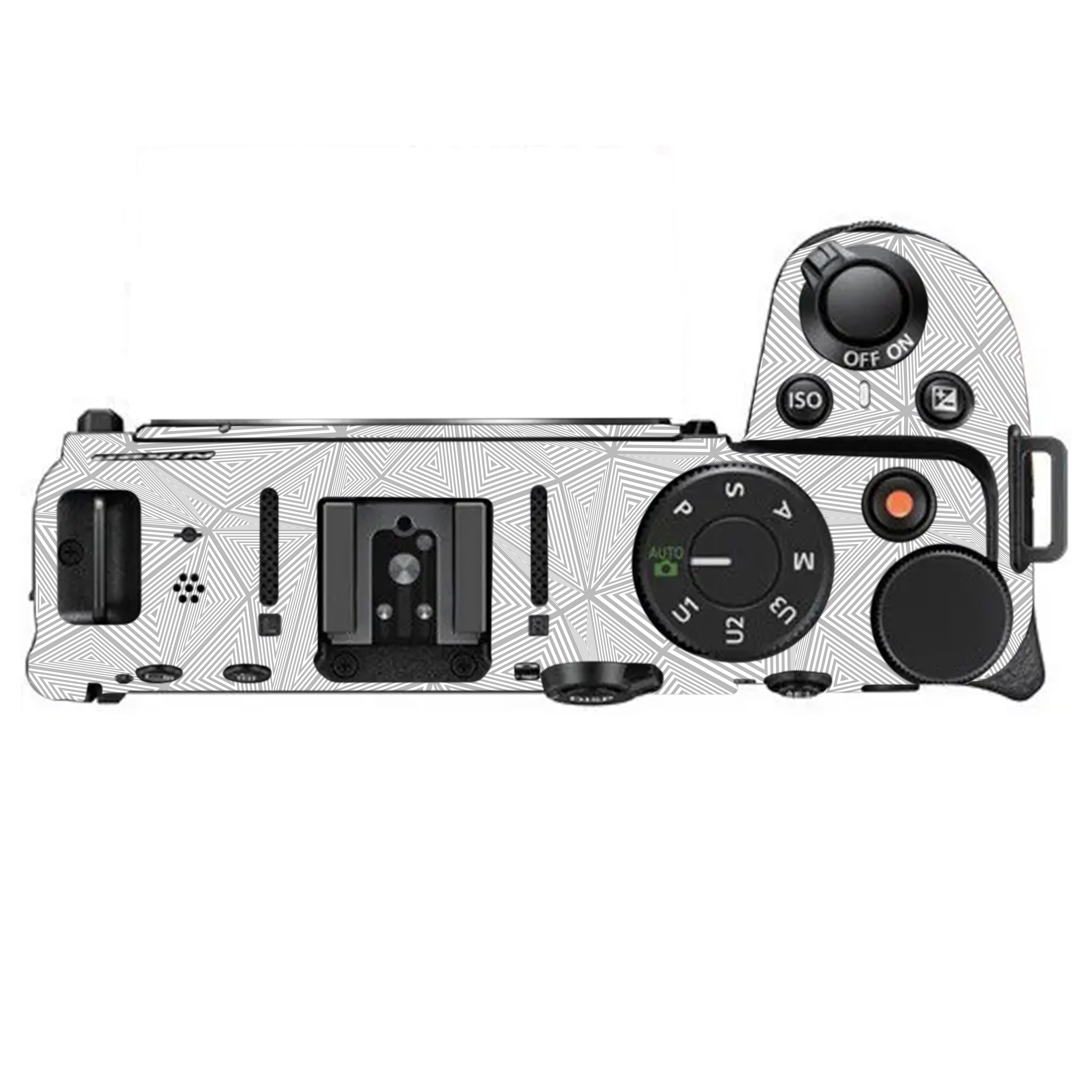 Textured Silver Prism Geometric Nikon Z30 Camera Skin