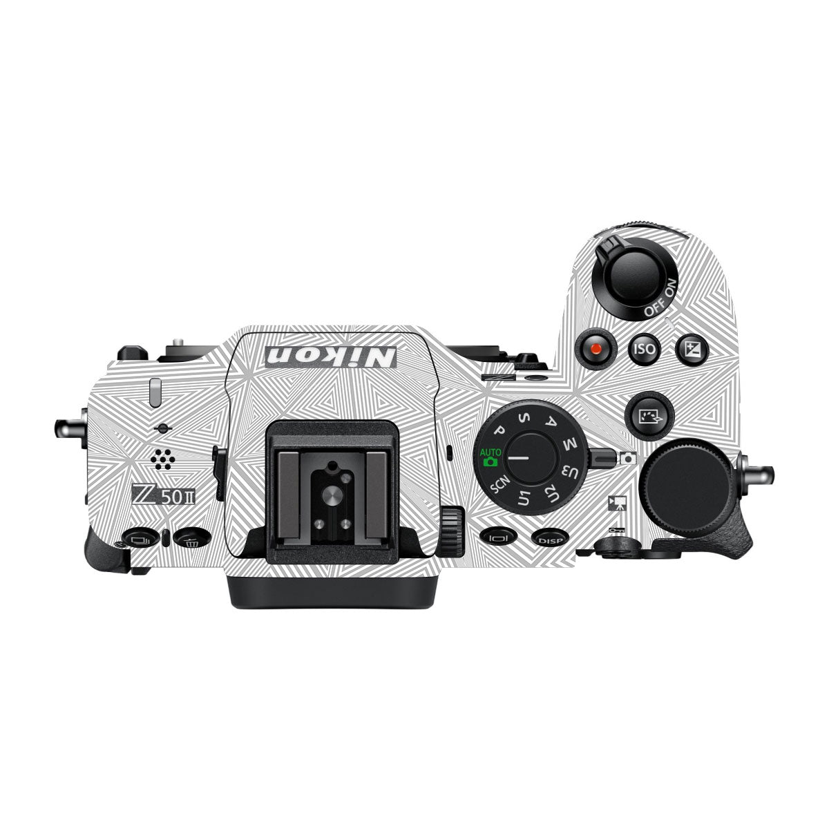 Textured Silver Prism Geometric Nikon Z50 II Camera Skin
