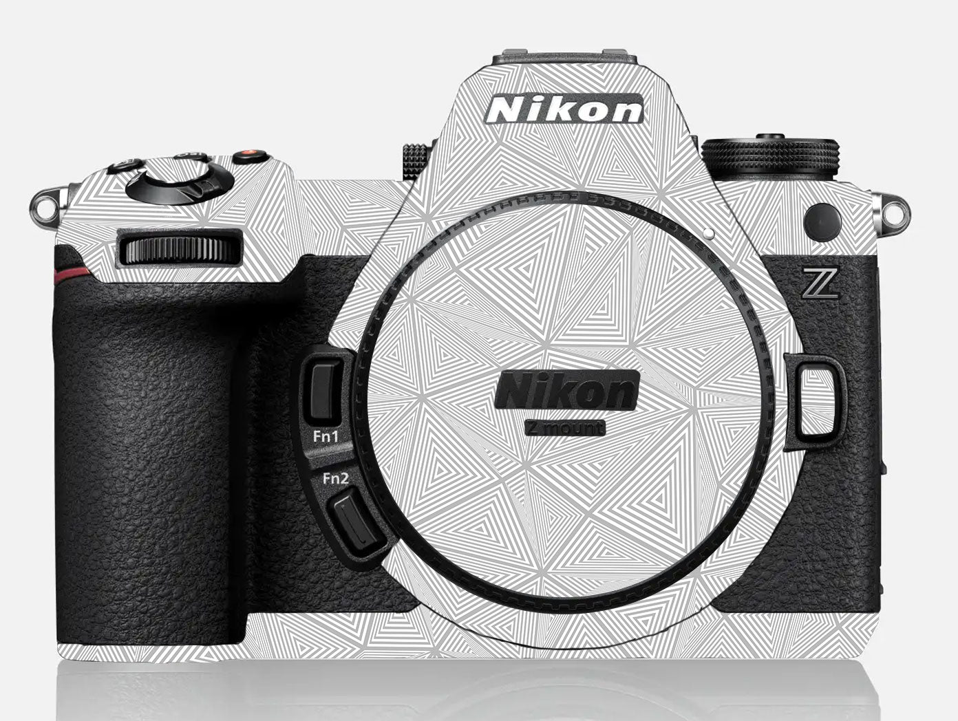 Textured Silver Prism Geometric Nikon Z6 III Camera Skin
