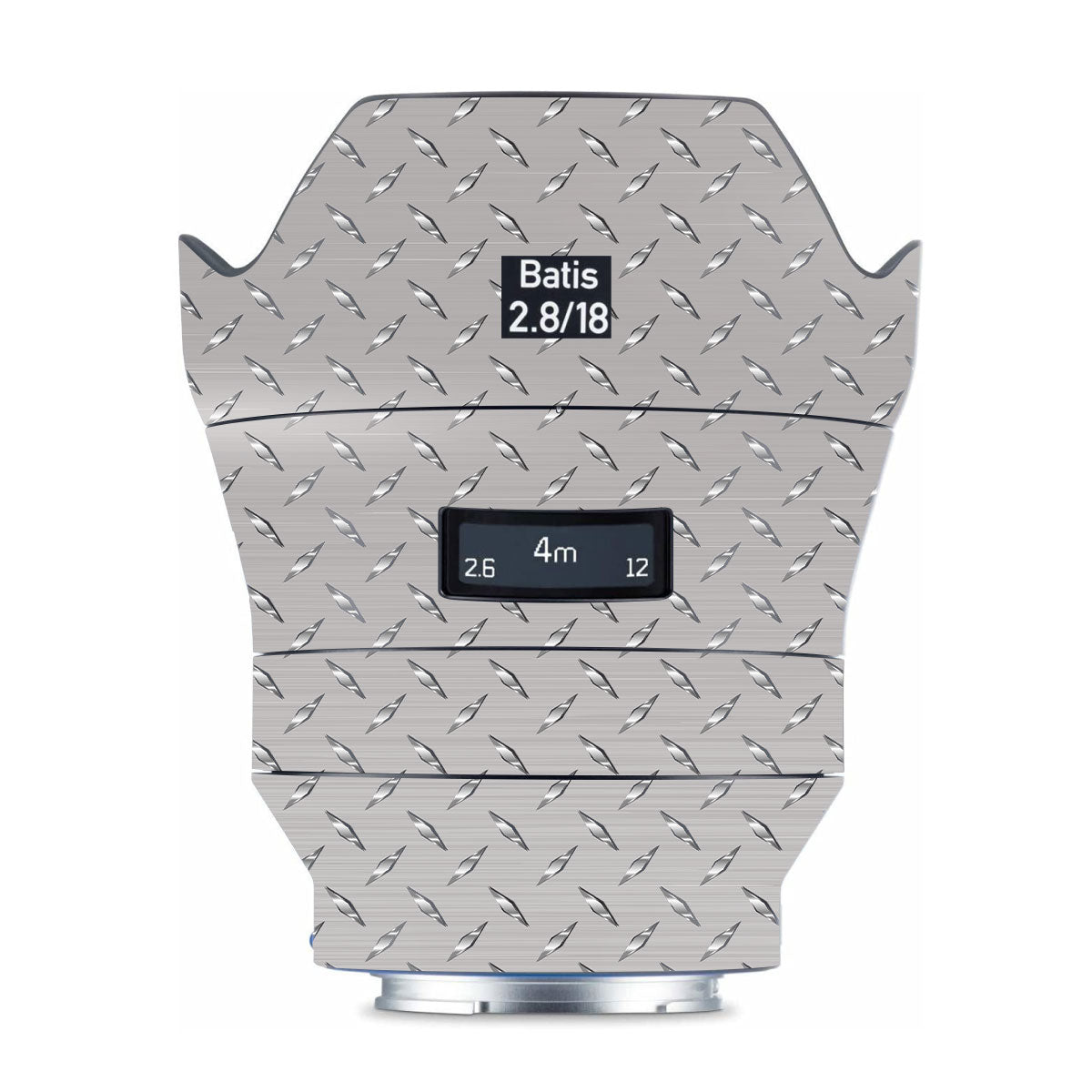Textured Silver Tread Zeiss Batis 18mm F/2.8 Sony E Camera Lens Skin