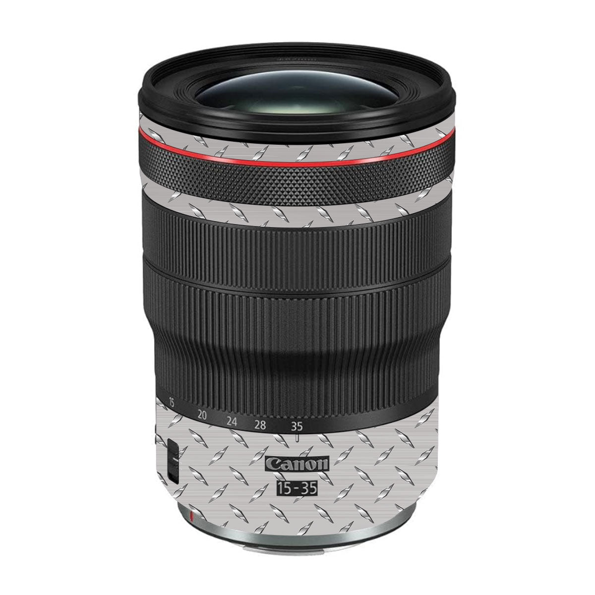 Textured Silver Tread Canon RF 15-35mm F/2.8L USM Camera Lens Skin