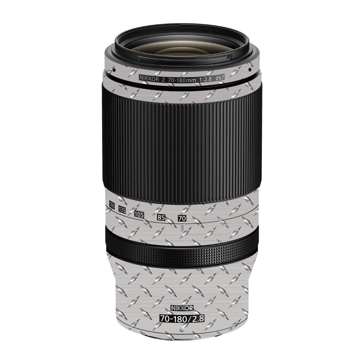 Textured Silver Tread Nikon Nikkor Z 70-180mm F/2.8 Camera Lens Skin