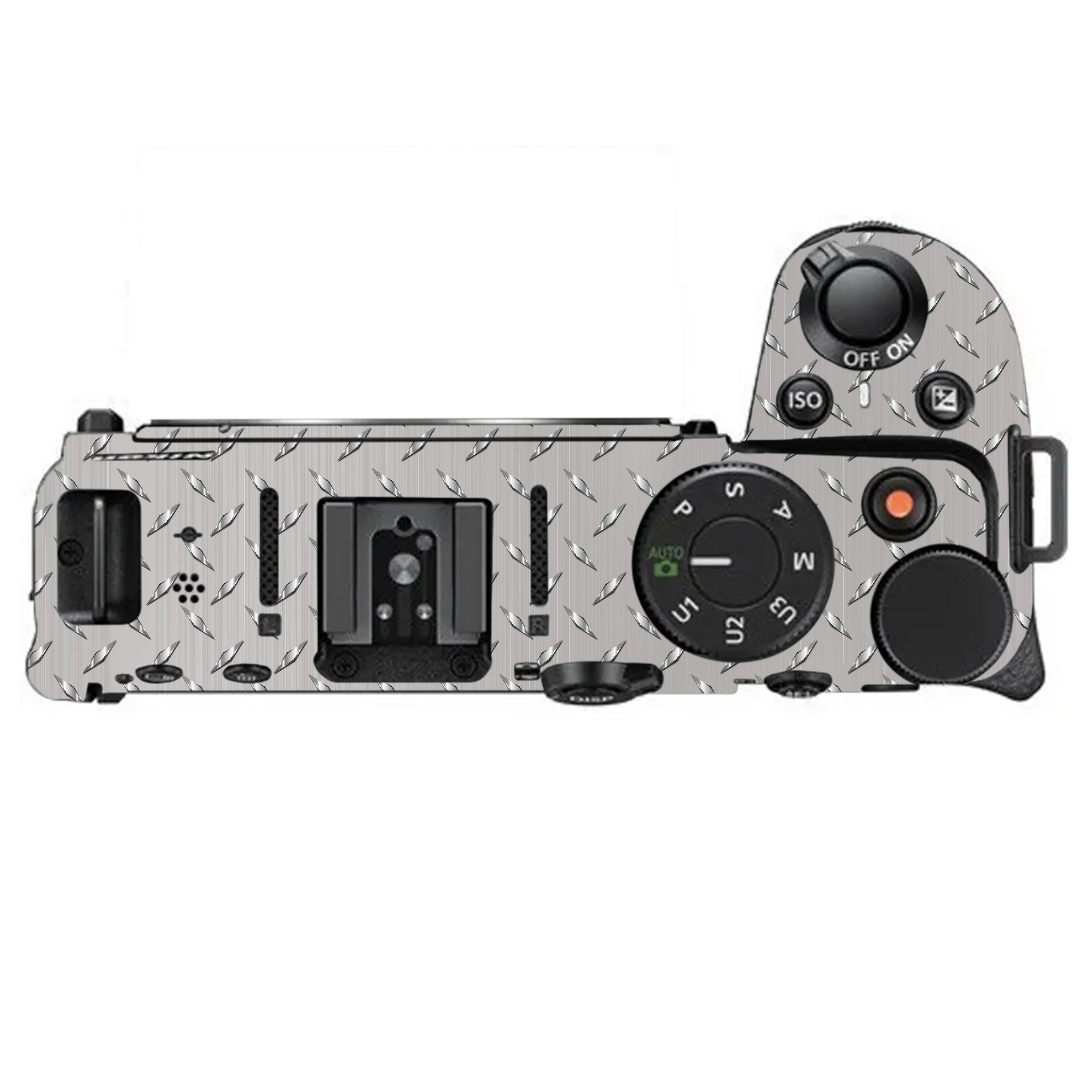 Textured Silver Tread Nikon Z30 Camera Skin