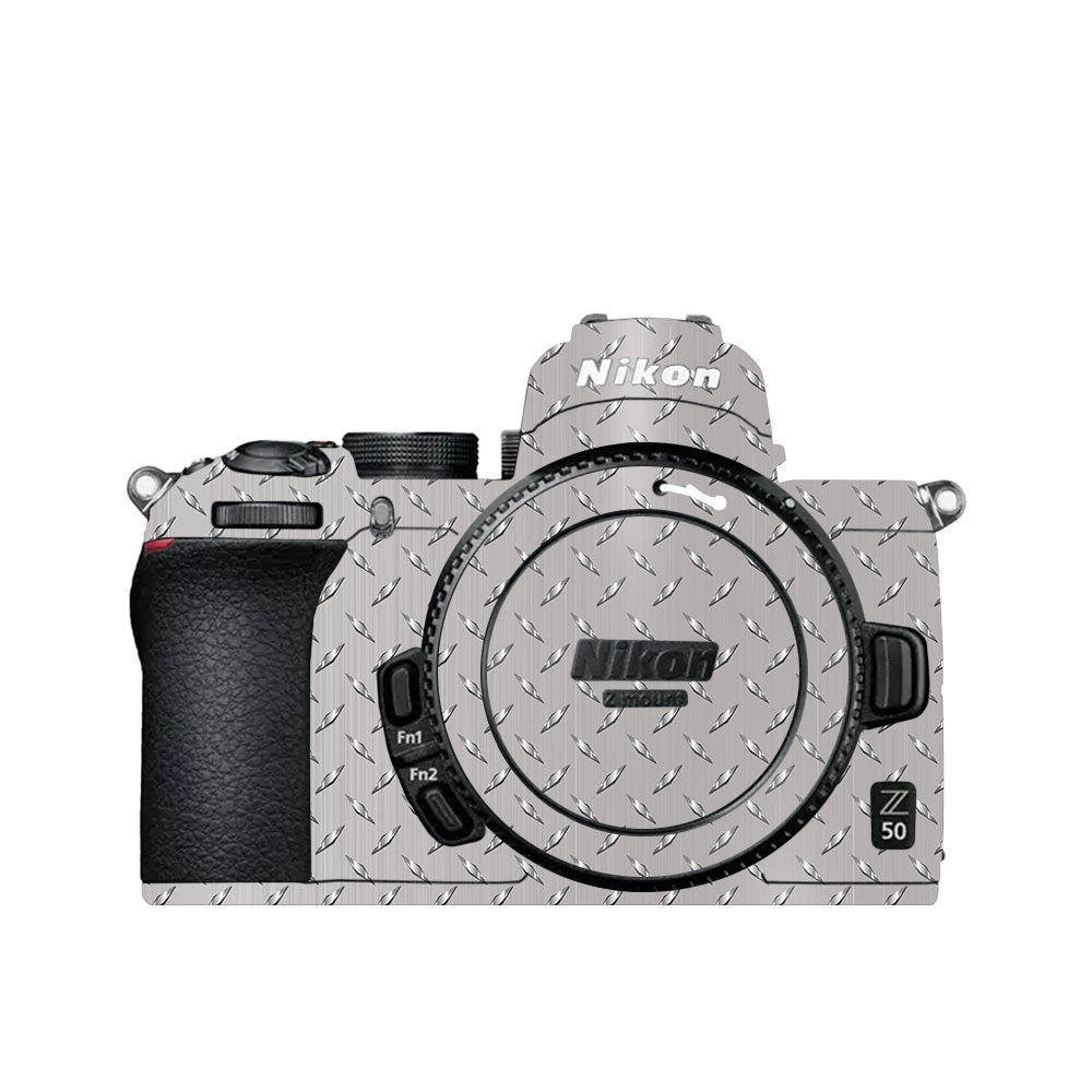 Textured Silver Tread Nikon Z50 Camera Skin
