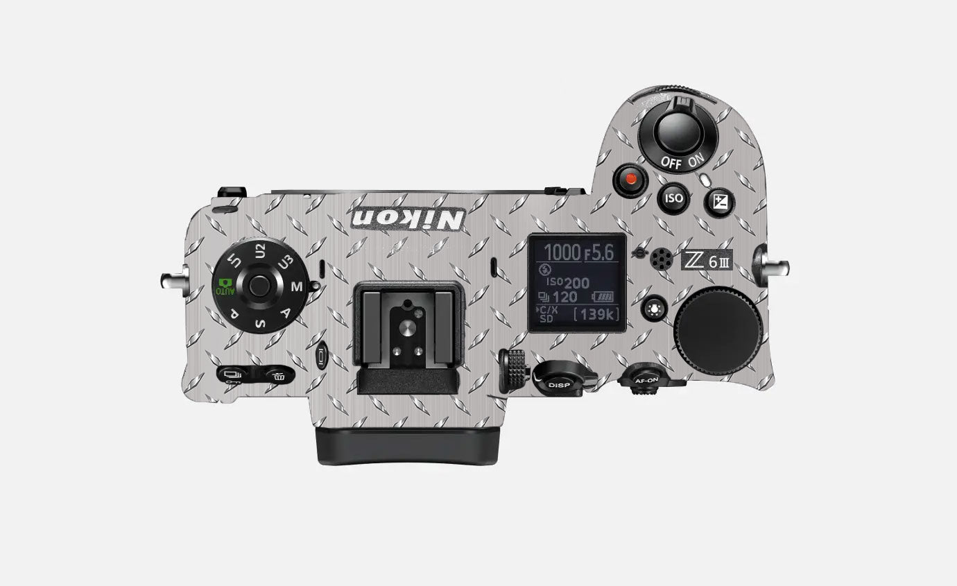 Textured Silver Tread Nikon Z6 III Camera Skin