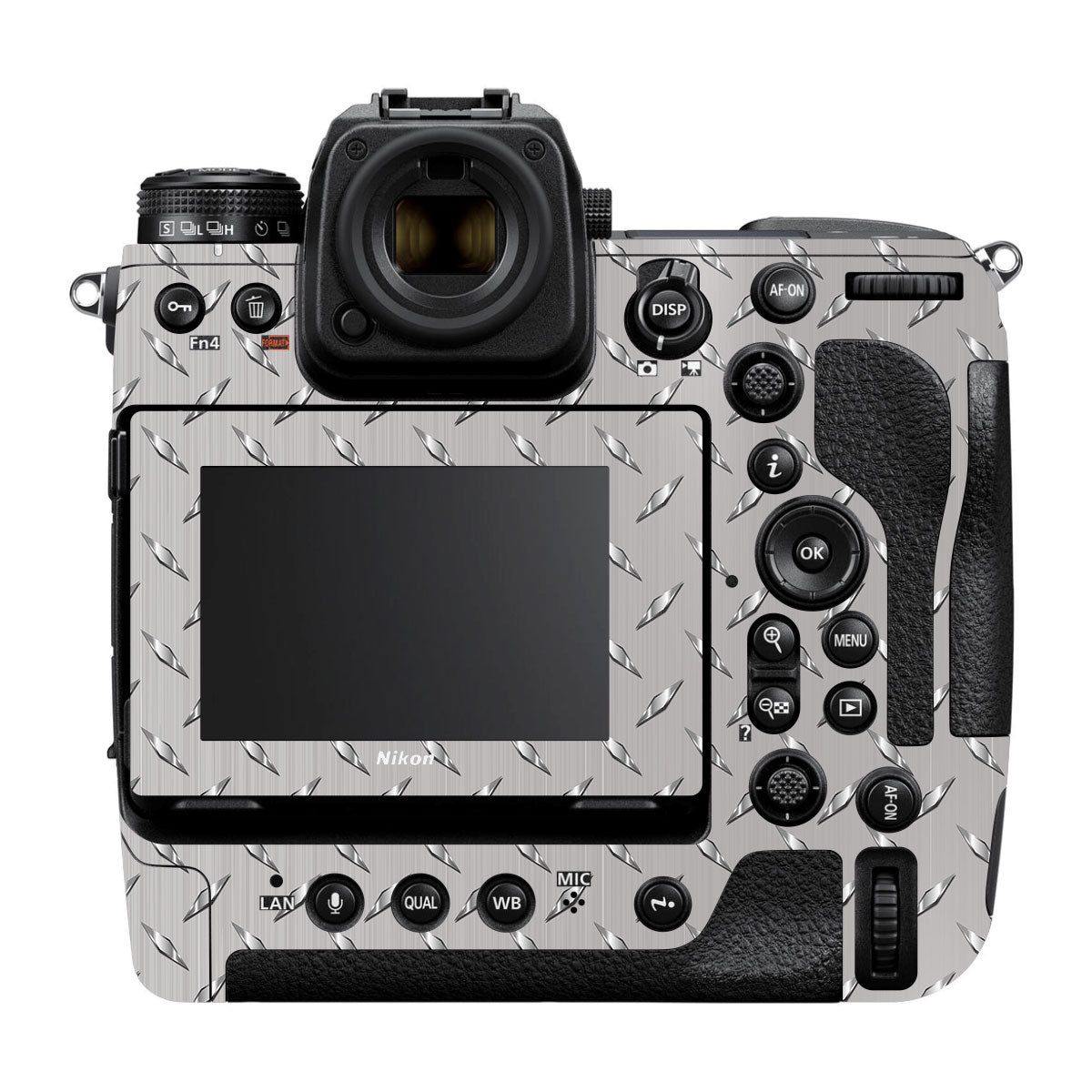 Textured Silver Tread Nikon Z9 Camera Skin