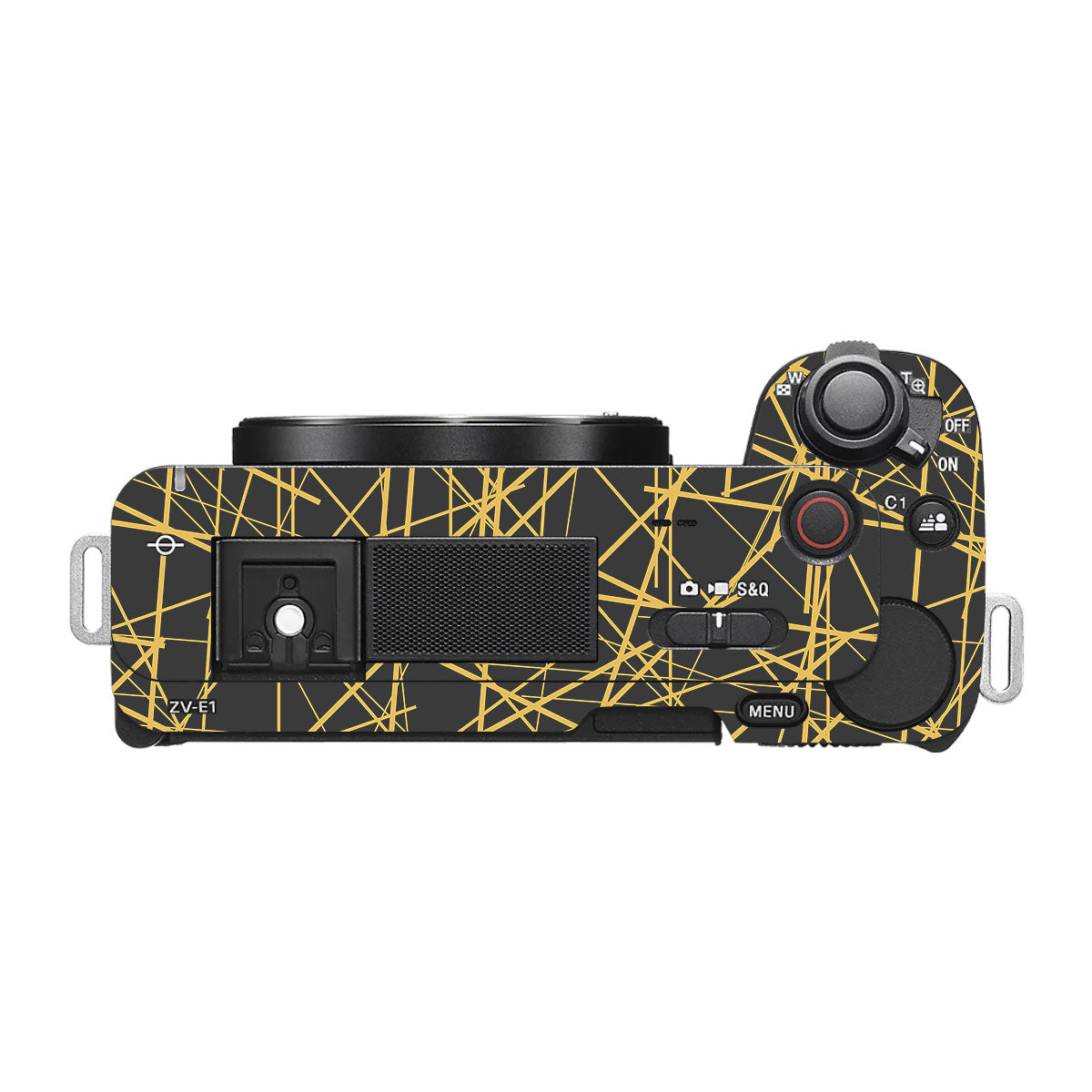 Textured Ocean Wave Blue Sony ZV-E1 Camera Skin