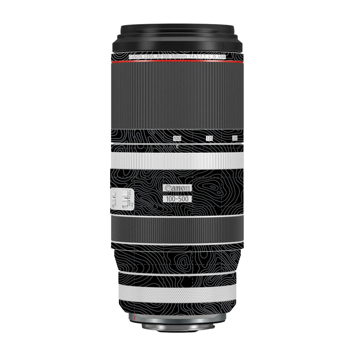 Textured Stealth Slate Canon RF 100-500mm F4.5-7.1 L IS USM Camera Lens Skin